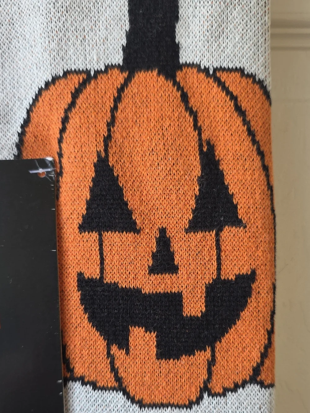 NWT Halloween Knit Throw Blanket 50X60 IN 100% Cotton Jack-O-Lantern Pumpkins 🎃